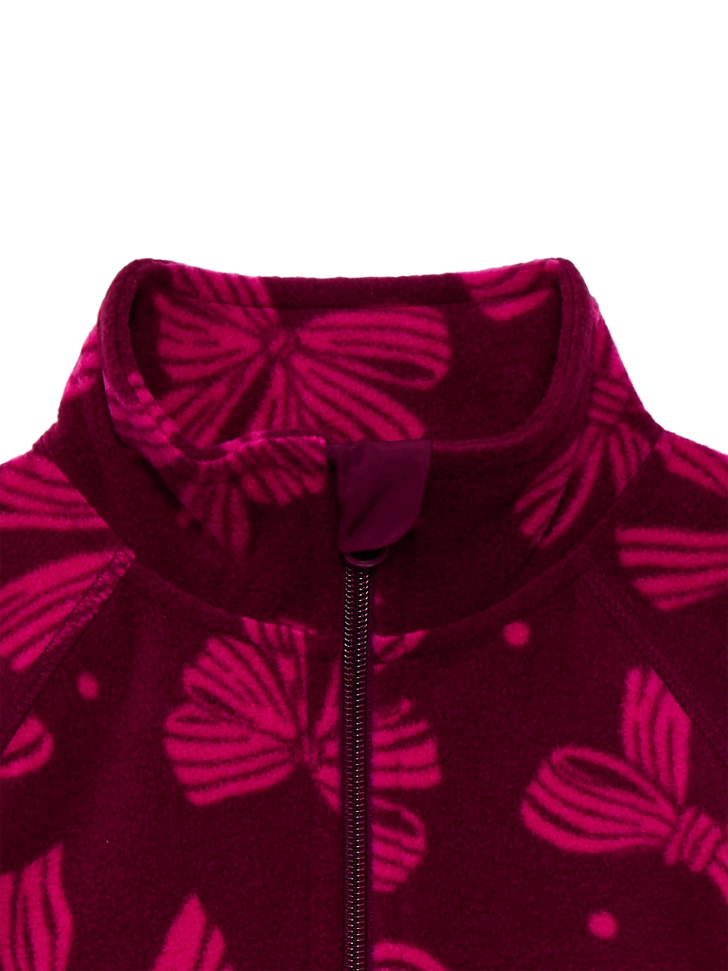 Wonder Nation Girls Microfleece Full Zip Jacket, Sizes 4-18