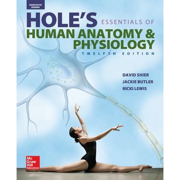 Pre-Owned Shier, AP Hole's Essentials of Human Anatomy & Physiology (C) 2015, by Shier, David N, Butler, Jackie L, Lewis, Ricki, (Hardcover), 12e, Student Edition, English