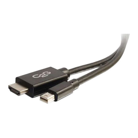 UPC: 0757120544203 | C2g 3Ft Mini Displayport To Hdmi Adapter Cable – Black – Taa