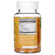 Human Beanz Vegan Omega 3 DHA Jelly Beans with Vitamin C, Plant-Based Brain & Immune Support for Adults, Algae DHA Supplement, Gluten-Free Non-GMO Kosher Halal, 120 Citrus Gummies