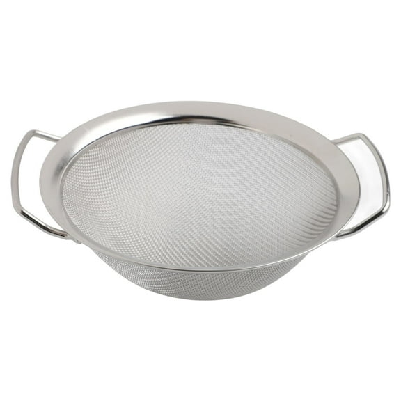 Stainless Steel Fine Mesh Strainer Basket With Double Handles Large Juice Rice Flour Sieve Food Filter Drainer Cooking Utensil