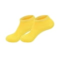 thumbnail image 2 of CXHEGBEJ Non Slip Athletic Socks For Men Women Grip Socks Anti-skid Low Cut Socks Fitness Thin Breathable Strap Socks for Yoga Pilates Workout Yellow, 2 of 4