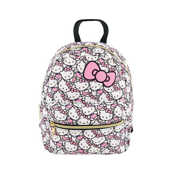 Hello Kitty Pink Bow 10 inches PU Small Backpack