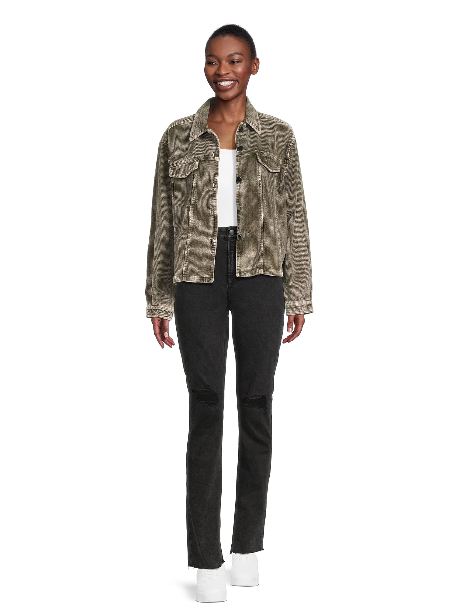Self Esteem Juniors Washed Corduroy Jacket, Sizes XS-XL