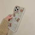 thumbnail image 5 of Cute Cartoon Muppets Bear Clear Soft Phone Case Compatible with iPhone Case (iPhone 15 Pro,Brown), 5 of 6
