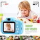 thumbnail image 5 of Cámara para niños 1080P HD Cámara dual digital Cámara de 20MP Cámara de grabación de video Selfie para niños pequeños con tarjeta TF de 32GB 5 Juegos de rompecabezas Regalo de juguete electrónico de cumpleaños para niñas y niños de 3-9 años - Azul Ormromra HMHZ1577, 5 of 6