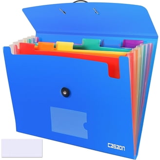 Portable File Organizer TRAHOO-26 Pockets Accordian File Organizer,Expanding File Folder Portable File Folder Organizer