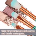 thumbnail image 3 of Mermaid Makeup Brushes, 11 Pieces Mermaid Brushes Mermaid Makeup Brushes Set Professional Foundation Concealer Cosmetics, 3 of 3