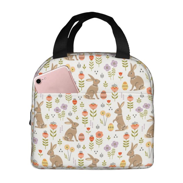 Disketp Happy Easter for Insulated Lunch Bag for Women and Men, Perfect for Work, Hiking, Picnic