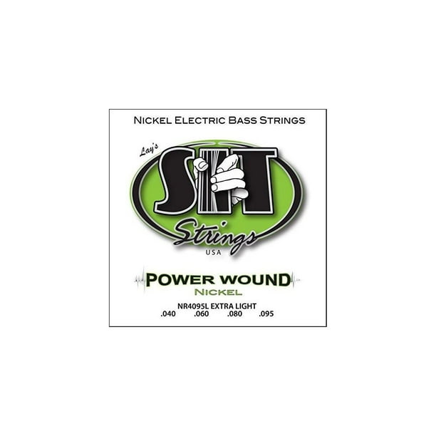 Sit Strings S I T Stay In Tune Nr4095l 4 String Extra Light Power Wound Nickel Bass Walmart Com