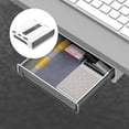 thumbnail image 1 of Hidden Plastic Storage Box Under Desk Drawer, Table Hidden Organizer Slide Out Large Storage Desktop Pencil Tray For Office Home School Kitchen Self-Adhesi, 1 of 6