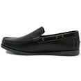 thumbnail image 3 of Aston Marc Men's Comfort Loafer Shoes, Slip-On Leather for Casual & Formal Wear - Black, Size 8.5, 3 of 6