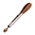 thumbnail image 6 of Wooden Tong for Cooking, Household Creative Cooking Tongs, Stainless Steel Anti-Slip Long Handle Wood Salad Tongs with Hanging Hole for BBQ, Serving Food, Salad Tossing, 6 of 7