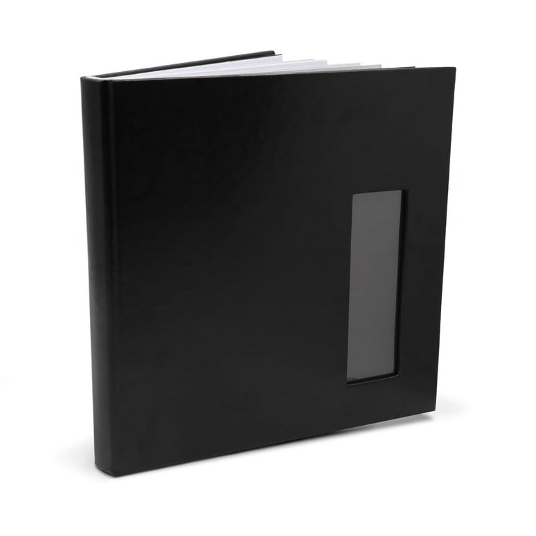 Photo Booth Frames Photo Booth Album, 2x6 InPhoto Strip Inserts, 40 Black  Pages, Black Cover 