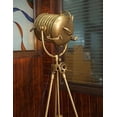 thumbnail image 3 of Thor Big Vintage Designs Searchlight Adjustable Tripod Floor Lamp - Brass Finish Industrial Nautical Floor Lamp, 3 of 3