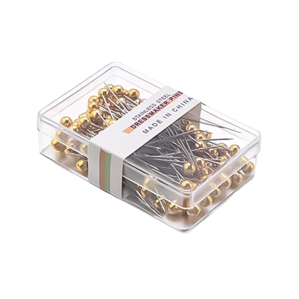 100 Alfileres De Costura Para Coser Juego De 100 Alfileres De Costura Para Proyectos De Bricolaje Alfileres Ewing Alfileres Rectos Para Tela Alfileres Multicolores Con Cabeza Perlada Alfileres La