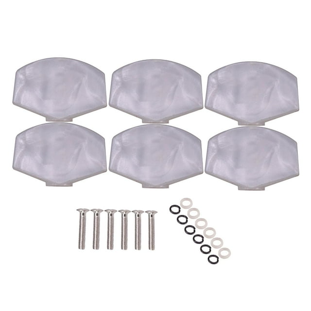 ziyahi Guitar Tuning Pegs Cap Tuners Machine 4 Knobs style Head Replacement Buttons Style 4