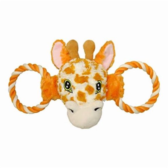 Jolly Pets 881374 Jolly Pets Tug-A-Mal Giraffe Tug & Squeak Toy - Medium