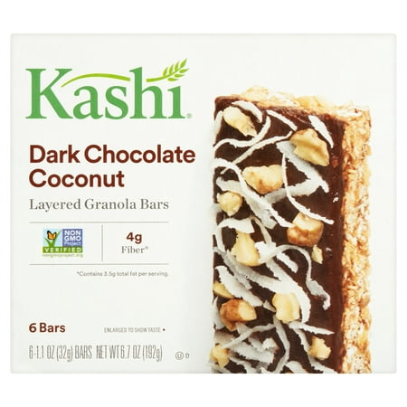 KashiÂ&reg; Dark Chocolate Coconut Layered Granola Bars 6 