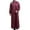 Wine, variant on QUINDOS Men's Shirts Mens Fall And Winter Fashion Casual Muslim Robe Arab Middle Robe Long Style Long Sleeve Embroidered St ing Neck Pocket Long Robe Loose Holiday Tee Shirts