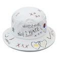 thumbnail image 2 of Sombrero de cubo con estampado de dibujos animados de verano, bonitos sombreros de pescador para mujeres y hombres, gorras de pesca reversibles de dos lados, 2 of 2