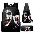 thumbnail image 1 of Juego de mochilas escolares Clown Jokers de 3 piezas para niños, 1 of 1