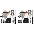 thumbnail image 1 of 2X FS110 FS110R FS130 FS130R Carburetor for C1Q-S174 FS90 FS90R HT101 FS100 KM110R KM130 HL100 HT100 FS100RX FS87, 1 of 8
