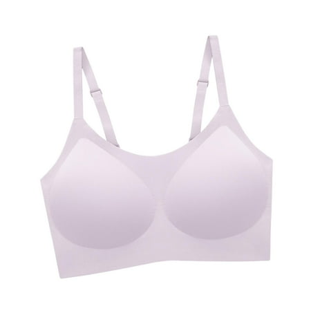 

Womens Seamless Bra Every Day Comfortable Comfort Bra for Daily Yoga Fitness violet M