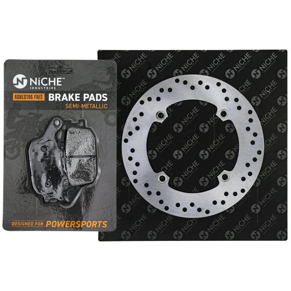 Niche Rear Right Brake Rotor Pad Kit for Suzuki 69100-16852 Motorcycle MK1006921