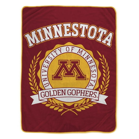 Pegasus Minnesota Golden Gophers 50" x 60" University Crest Ultra Soft Blanket