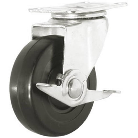9788 5 in. Soft Swivel Plate Caster