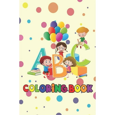 ABC Coloring book : High-quality black & white Alphabet coloring book for kids. (Paperback)