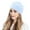 Light Blue, variant on Baseball Caps Women Turban Solid Hair Bonnet Head Scarf Wrap Cover Pink