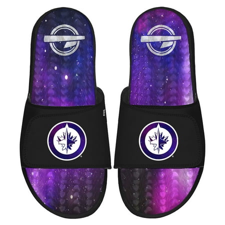 

Men s ISlide Black Winnipeg Jets Galaxy Gel Slide Sandals
