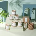 thumbnail image 4 of Xiao Hua vela de aromaterapia de bambú como recuerdo, pequeña vela perfumada con fragancia Longjing, adorno decorativo con fragancia duradera para el dormitorio del hogar de 2,75 x 3,15 pulgadas, 4 of 5