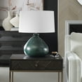 thumbnail image 3 of Uttermost Killarney Distressed Green Table Lamp, 3 of 6