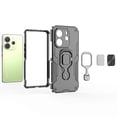 thumbnail image 5 of For Xiaomi Redmi Note 14 4G (164.84mm) Case Rotatable Ring Kickstand PC + TPU Shockproof Phone Cover, 5 of 5