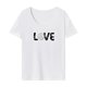 thumbnail image 1 of Camiseta para mujer verano suave recuerdo trajes camiseta básica para el trabajo compras S, 1 of 7