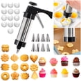 thumbnail image 4 of Cake Pastry Decorating Bohorle Set Syringa Juego Jeringas Galletas Acero Inoxidable para Hornear, 4 of 9