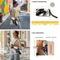 thumbnail image 2 of ZUXONGSY Marble Horse Print Bucket Bag Tote Purse Set for Women Waterproof Shoulder Bag with Leather Wallet Trendy 2 Pcs Bucket Purse Set for Dating, 2 of 4