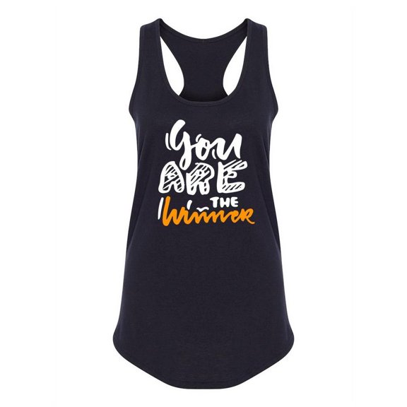 You Are The Winner Quote Tank Women -Image by Shutterstock, Female x-Small
