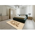 thumbnail image 5 of Ahgly Company Machine Washable Indoor Rectangle Transitional Bronze Brown Area Rugs, 7' x 10', 5 of 7