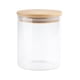thumbnail image 1 of Frasco de vidrio sellado con tapa de madera de bambú, recipiente para almacenar alimentos, para té y café (750 ml), 1 of 8