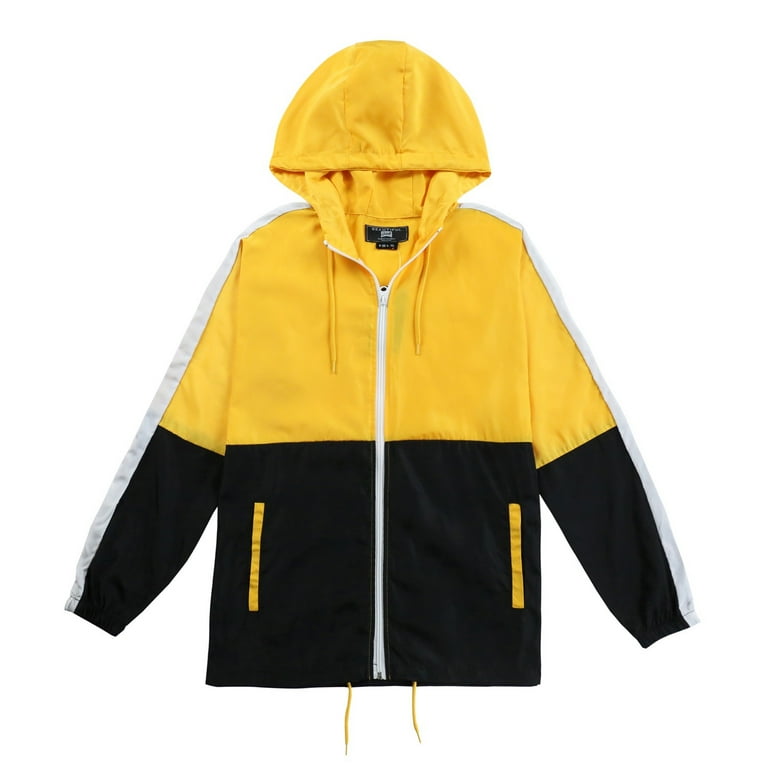 Beautiful Giant Polyester Men s Coat Long Sleeves Windbreaker Hoodie Jacket for Hiking Trip Walmart