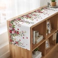 thumbnail image 6 of Table Runners 72 Inches Long Dress Scarves, Valentine's Day Farmhouse Kitchen Table Runner, Coffee Tablerunners, Watercolor Roses Flowers Leaves Spring 14x72 Inch, 6 of 9