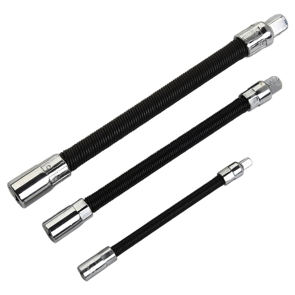 1/4 3/8 1/2 Drive Flexible Socket Extension Rod Adapter Socket Ratchet