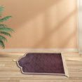 thumbnail image 1 of Clásico islámico musulmán oración alfombra decoración antideslizante con borlas bordado cómodo suave para Eid dormitorio boda sala de estar junto a Macarena alfombra de rezo, 1 of 8
