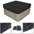thumbnail image 2 of Bgsha Outdoor Pool for Hot Tub Cover Protector Resistant Dust-Proof Waterproof Black, 2 of 9