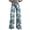 A233 Light Blue, variant on Mifsaly Wide Leg Pants Women Womens High Waisted Wide Leg Pants Floral Print Pattern Flowy Relaxed Trousers Comfortable Lightweight Boho Style Vacation Beach Casual Daily Trendy