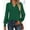 Dark Green, variant on SOMER Womens Tops Fall Long Sleeve Shirts Business Casual V Neck Loose T-Shirts Dressy Work Tops with Smocked Cuffs